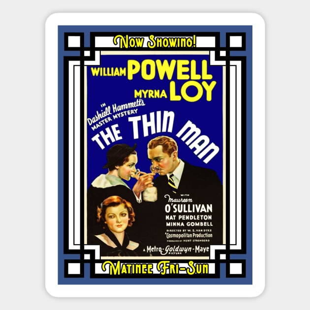 The Thin Man (Frame) Magnet by Vandalay Industries